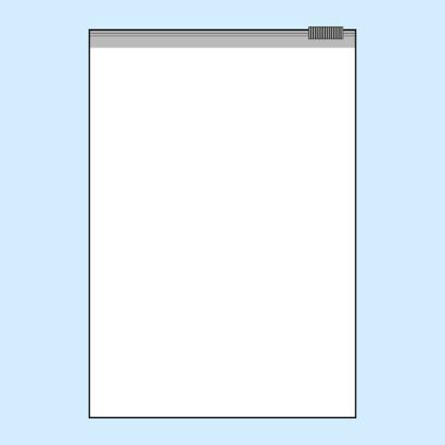 Zakjes met zipsluiting, PE-folie 225 x 310mm | 60 µm