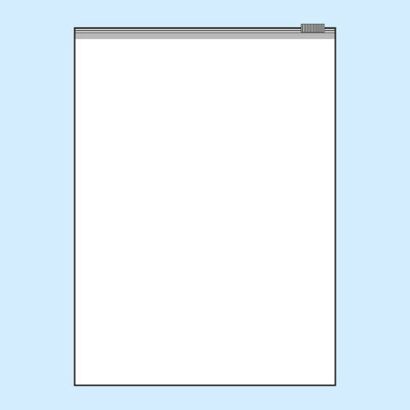 Zakjes met zipsluiting, PE-folie 480 x 640 mm | 70 µm