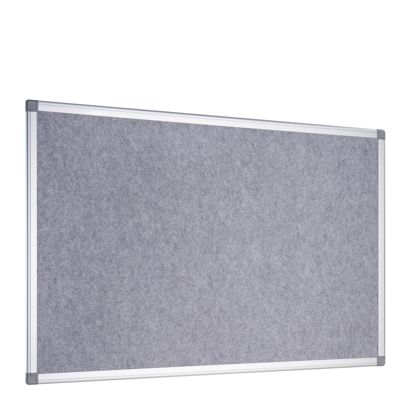 Prikbord van vilt met aluminium lijst, 60 x 90 cm null