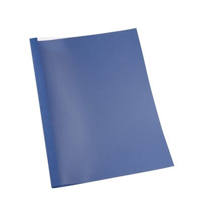 Thermische inbindomslag A4, karton met leerstructuur, 60 vel, null | 6 mm | 240 m