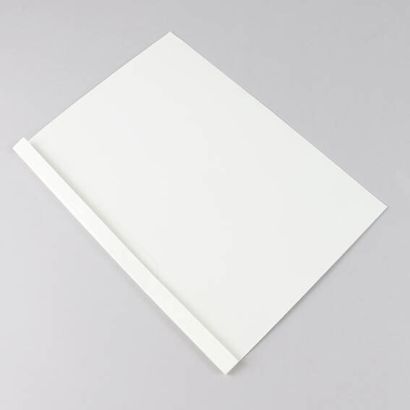 Thermische inbindomslag A4, glanzend karton, 40 vel, wit 4 mm