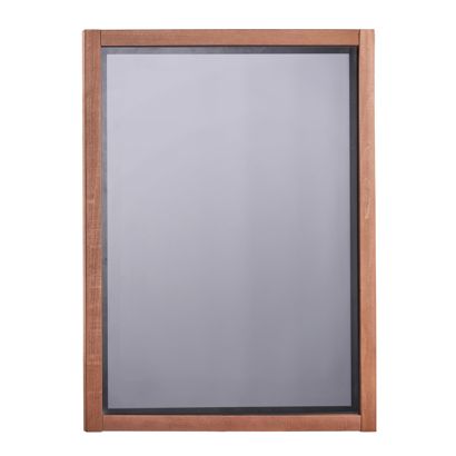 Wandbord hout MULTI, met krijtbord en magneetframe 