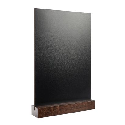 Tafelstandaard krijtbord zwart|donkerbruin  | A4 - 210 x 297 mm 