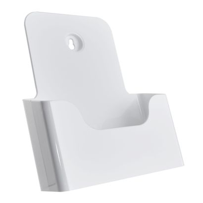 Brochurehouder voor aan de muur of als staande houder, polystyreen, transparant PTXD 1 x null | A5
