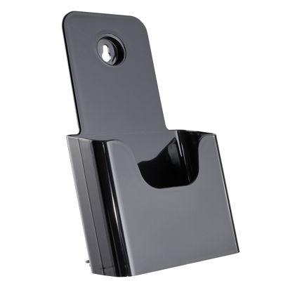 Brochurehouder voor aan de muur of als staande houder, polystyreen, transparant PTXD 1 x null | 1/3 A4