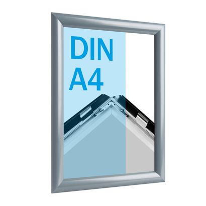 Kliklijsten, aluminium, A4 null | null | 25 mm