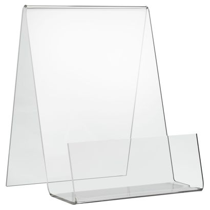 Boekenstandaard acryl 105 x 135 mm (A6)