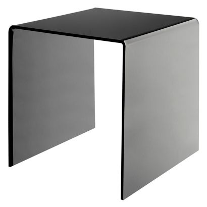 U-standaard acryl, zwart 200 x 200 x 200 mm