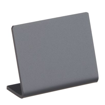 L-standaard krijtbord, zwart liggend formaat | 50 x 40 mm