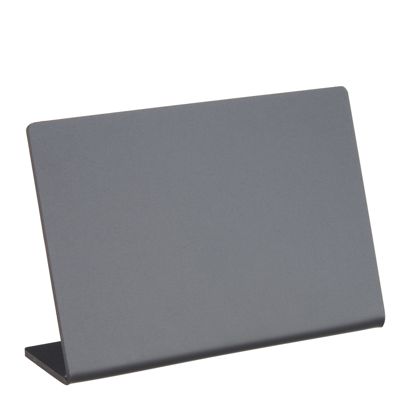 L-standaard krijtbord, zwart liggend formaat | 100 x 70 mm