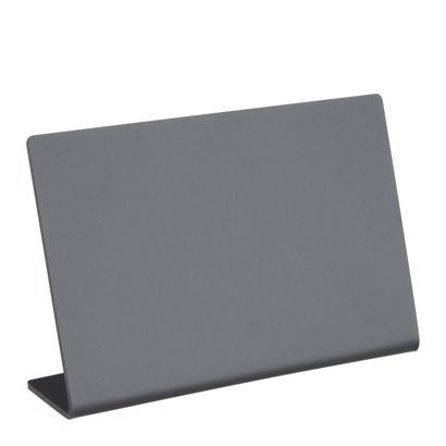 L-standaard krijtbord, zwart liggend formaat | 120 x 80 mm