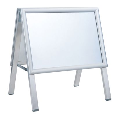 Stoepbord SOLID-STOP A3 Outdoor, 25 mm profiel, hoeken in verstek liggend formaat | null