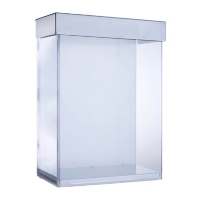 Folderbox outdoor met deksel, extra diep, Indisplay Shieldbox, extreem robuust A4