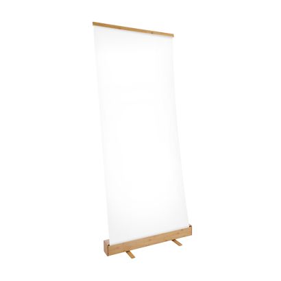 Roll Up BAMBOO Square, zonder bedrukking, 200 x 85 cm 