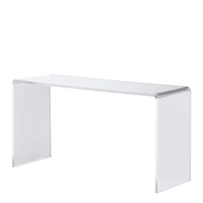 Deco brug, acryl, tranparant, rechthoekig 200 x 100 x 70 mm