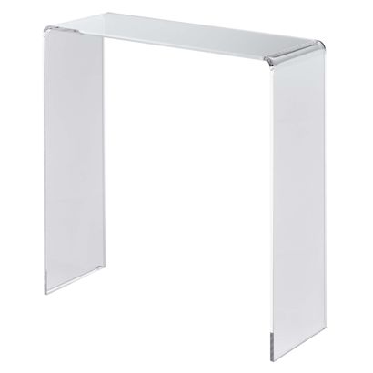 Deco brug, acryl, tranparant, rechthoekig 200 x 200 x 70 mm 