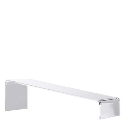Deco burg, acryl, transparant, schuin 225 x 30-60 x 70 mm