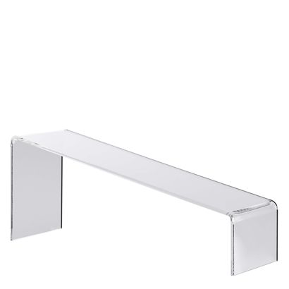 Deco burg, acryl, transparant, schuin 225 x 45-90 x 70 mm