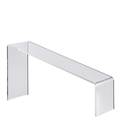 Deco burg, acryl, transparant, schuin 225 x 60-120 x 70 mm