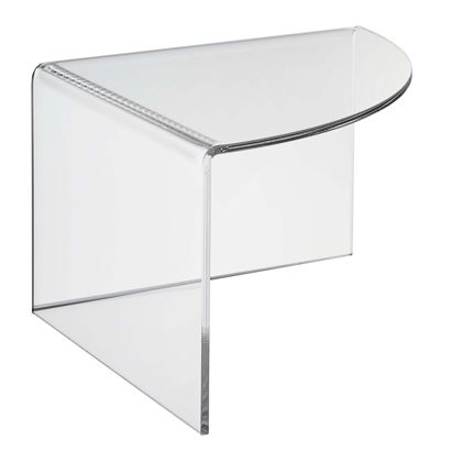 Deco platform, acryl, transparant 100 mm