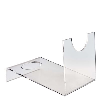 Flessen presenter, acryl, 207 x 150 x 140 mm 