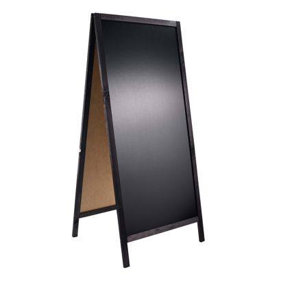 Stoepbord hout WOOD-STOP Lite XL, 64 x 136 cm null