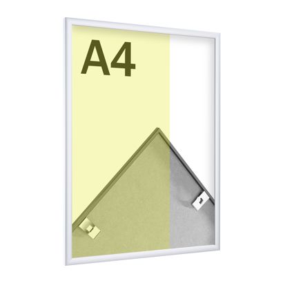 Aluminium fotolijsten, helder styreen null | A4 21 x 29,7 cm | null