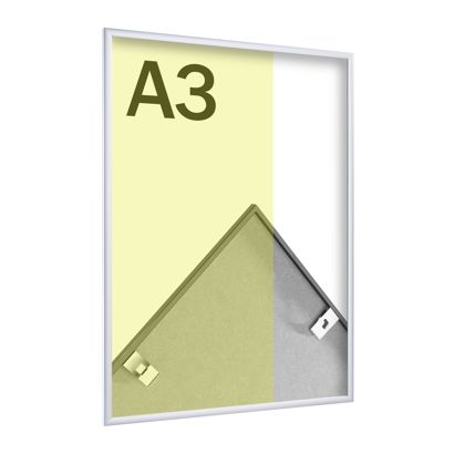 Aluminium fotolijsten, helder styreen null | A3 29,7 x 42 cm | null