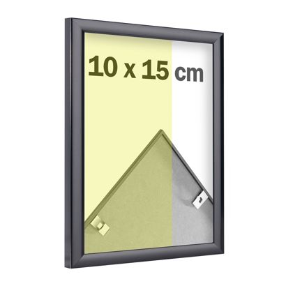 Aluminium fotolijsten, helder styreen null | 10 x 15 cm | null