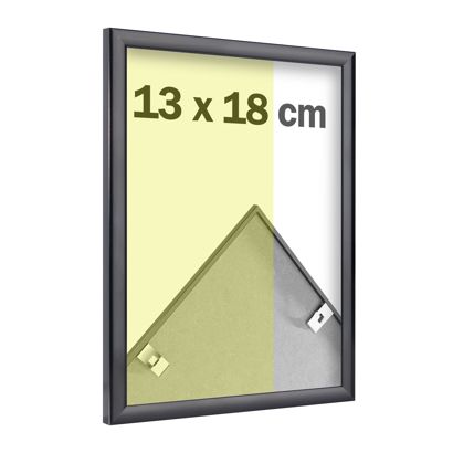 Aluminium fotolijsten, helder styreen null | 13 x 18 cm | null
