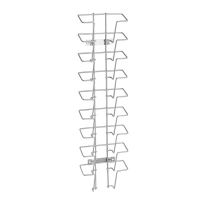 Wandfolderhouder JACKSON van draad, metaal, zilver 9 | liggend formaat | A6
