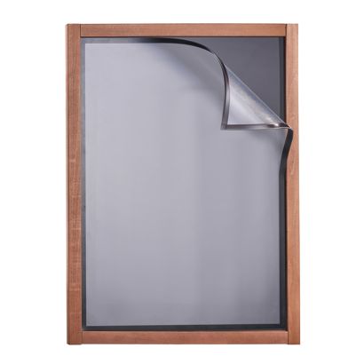 Wandbord hout MULTI, met krijtbord en magneetframe A1 59,4 x 84,1 cm 