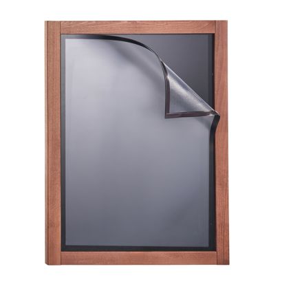 Wandbord hout MULTI, met krijtbord en magneetframe A2 42 x 59,4 cm 