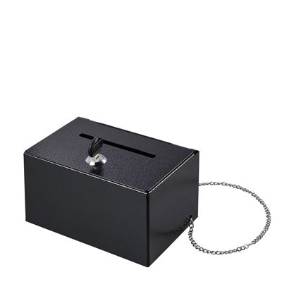 Donatiebox afsluitbaar, metaal null