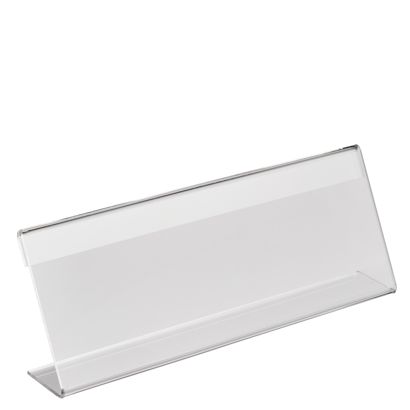 L-standaard, acryl liggend formaat | 210 x 76 mm