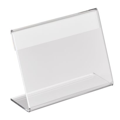 L-standaard, acryl liggend formaat | 95 x 70 mm