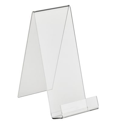 Boekenstandaard acryl 80 x 195 mm