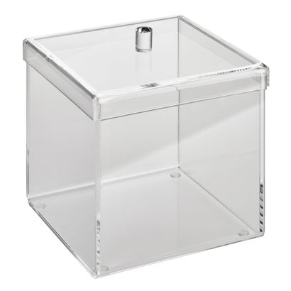 Acrylbox met deksel 160 x 160 x 160 mm | stolpdeksel