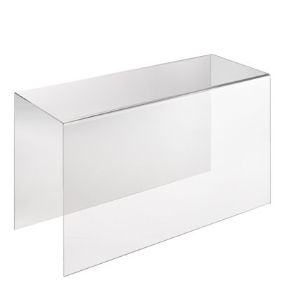 U-standaard acryl, transparant 500 x 300 x 208 mm