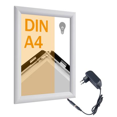Kliklijsten A4 LED wit 