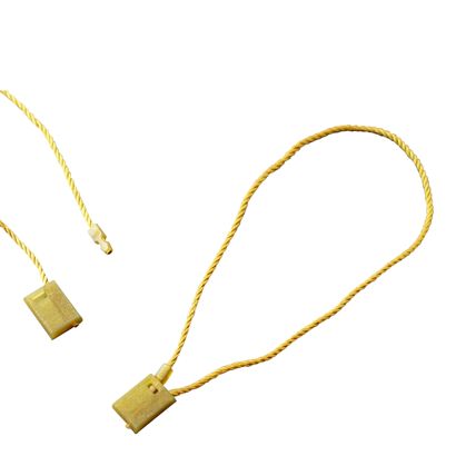 Folderkoord van textiel goud  | 200 mm