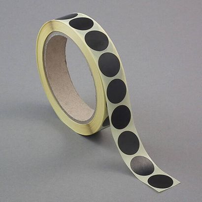 Markerings kleefrondjes, zwart  | 20 mm
