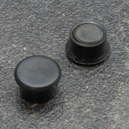 Kantoor-/bordmagneet, rond 13 mm | zwart 