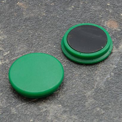 Kantoor-/bordmagneet, rond 32 mm | groen 