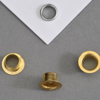 Flensringen/eyelets voor papier Nr. 270 - 5mm - 6,7mm  | vermessingd 