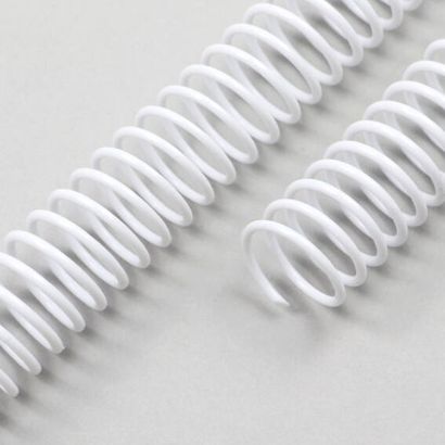Kunststof bindruggen (PVC-Coils), A4, 4:1 Deling 28 mm | wit 