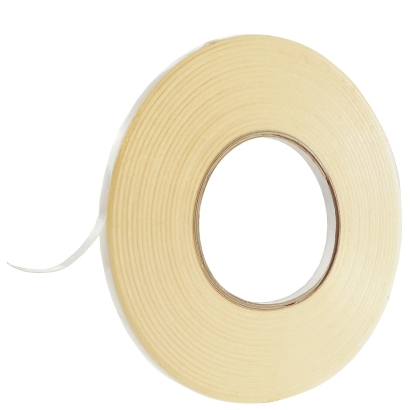 Dubbelzijdig PET tape, zeer sterk/zeer sterk, witte schutlaag 6 mm | 50 m