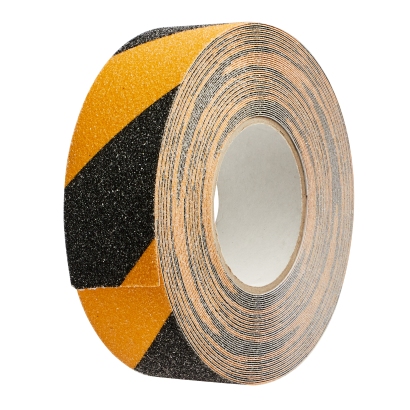 Antislip tape, zwart/geel 50 mm