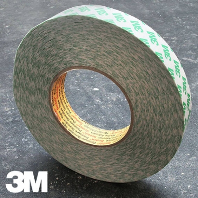 3M 9087, dubbelzijdig PVC tape,wit, zeer sterk acrylaatlijm 25 mm