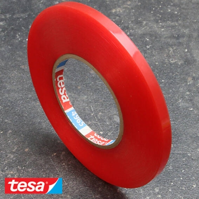Dubbelzijdig PET tape, zeer sterk/zeer sterk, tesafix 4965 9 mm